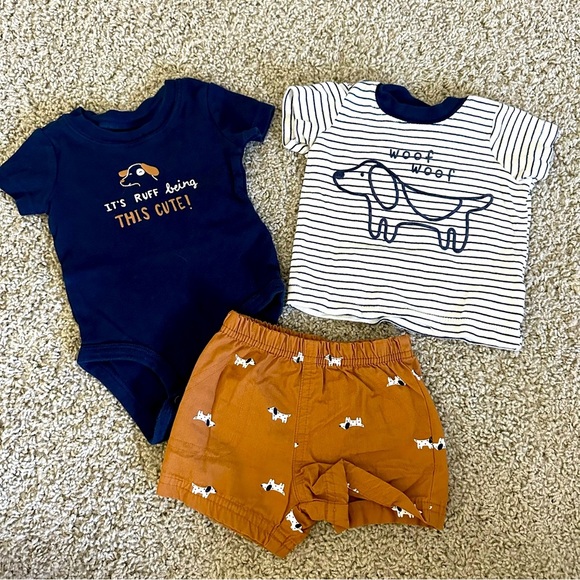 Other - Matching Set of size 3M dog outfits.